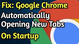 How To Fix Google Chrome Opening Unwanted Sites on New Tab Automatically [upl. by Ahsinawt]