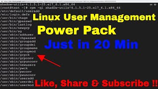 Linux User Administration in Depth  Useradd command and files used to create user [upl. by Helman570]