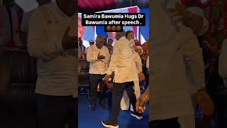 Samira Bawumiah Hugs Dr Bawumiah After Speech at NPP final Rally youtubeshorts npp nanaddo [upl. by Redienhcs]