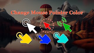 How to change Mouse Pointer Color [upl. by Leyes]