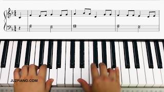 My Grandfathers Clock  Piano Lesson Made Easy Level 2 With Score [upl. by End471]