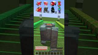 Mobs Challenge vs Laser Damage in Minecraft meme memes [upl. by Benny291]