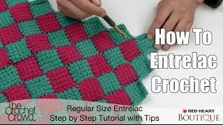 How to Entrelac Crochet [upl. by Kcirdahc19]