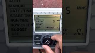 HydroRain HRC400 8 16 Station Controller how to turn on all your zones manually ￼ [upl. by Hasen]