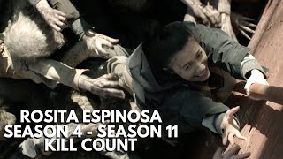 The Walking Dead  Rosita Espinosa KILL Count  4x11  11x24 UPDATED [upl. by Katee]