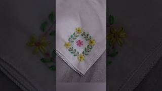 lazy daisy Flowers on kerchief [upl. by Deland]