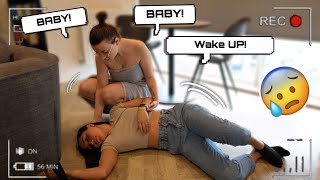 PASS OUT PRANK ON MY WIFE Cutest reaction  LGBTQ Couple [upl. by Airbma]