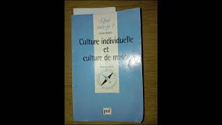 Livre  Culture individuelle et culture de masse livres booktok [upl. by Anilave]