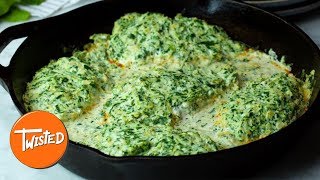 Spinach And Artichoke Hasselback Chicken Recipe  Twisted [upl. by Costa]