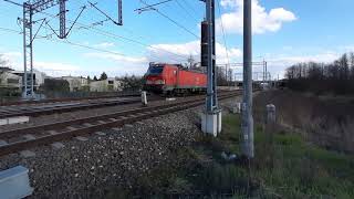 Lokomotywa elektryczna  Vectron X4EC046 DB Cargo Polska [upl. by Sidon]