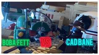 Boba Fett vs Cad Bane Lego starwars stop motion [upl. by Land205]