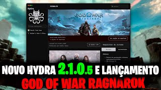 HIDRA LAUNCHER UPDATE 2105 INCRIVEL e LANÇAMENTO DE GOD OF WAR RAGNAROK NO PC [upl. by Jara]