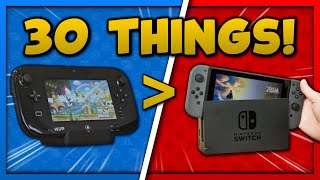 30 THINGS Wii U Did BETTER Than Switch [upl. by Ahsatin]