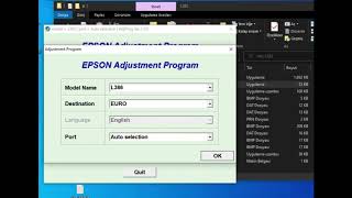 Epson L386 Pad Reset Programı [upl. by Marchese]