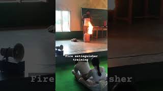 fire extinguisher training video wow 😮😳viral shorts experiment science [upl. by Gustie]