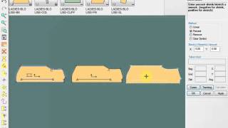 Gerber Accumark 85 Shrink or Stretch [upl. by Haiel]