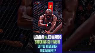 Epic KO Usman vs Edwards at UFC 278 [upl. by Ely]