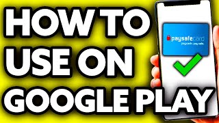 How To Use Paysafecard on Google Play 2024 [upl. by Eyar567]