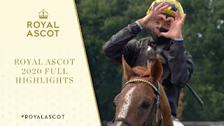 Royal Ascot 2020  Highlights including Stradivaius Lord North Tactical Battaash and more [upl. by Supple]