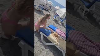 Turkey Alanya Beach walk 🌞🏖🇹🇷 Турция Аланья [upl. by Barraza]