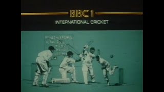 Thursday 4th June 1981 BBC2  Cricket  Closedown [upl. by Ardni]