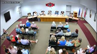 Pegram City Hall Meeting 82624 part 2 [upl. by Elrae]