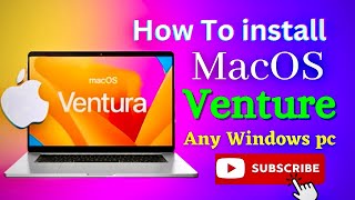 How to install MacOS VENTURA any windows pc Macos  VENTURA Olarila insall any windows pclaptop [upl. by Manoff]