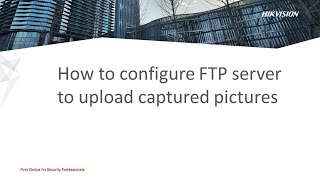 How to configure FTP server to upload captured pictures [upl. by Haskell327]