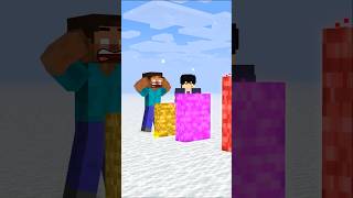 HELP Herobrine How Many Bedrock He Can Lay Down friendship shorts trending anime [upl. by Ahsekad]