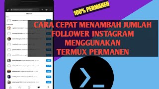 1 Detik Langsung Banjir Followers  CARA MENAMBAH FOLLOWERS INSTAGRAM GRATIS 2023 [upl. by Feetal]