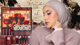 SHEGLAM EMBER ROSE  مكياج عيد الحب ♥️  افضل مجموعة اتعملت من شيجلام 👌 [upl. by Eentruoc]