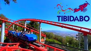 Tibidabo Amusement Park Barcelona Vlog August 2021 [upl. by Ailecra]