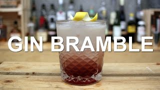 Gin Bramble Gin Cocktail Recipe [upl. by Rip]