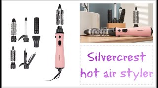 SILVERCREST LIDL MULTIFUNCION HOT AIR STYLER £12 ALTERNATIVE TO £499 DYSON AIRWRAP IS IT ANY GOOD [upl. by Narba]