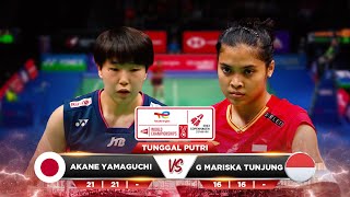 INA VS JPN  Tunggal Putri  TUNJUNG 0 VS 2 YAMAGUCHI  BWF WORLD CHAMPIONSHIP 2023 [upl. by Odama]