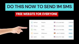 BULK SMS Marketing for FREE [upl. by Malamud]