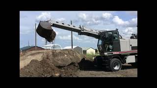 Gradall XL3100 Series 3 4X4 Wheeled Excavator [upl. by Icyac]