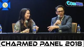 Charmed Panel Holly Marie Combs Brian Krause  ComiCONN 2018 [upl. by Enomys249]