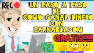 Un Tutorial Completo  Cómo Ganar Dinero Con EarnablyCom Respondiendo Encuestas Y Mirando Videos 👍 [upl. by Inkster]