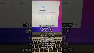 The setup screen of the MacBook Air on MacOS Monterey after a software erase format restore finished [upl. by Shuping57]