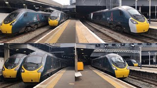 Avanti West Coast Pendolino Trains Departing London Euston Railway Station back in 2023 [upl. by Gilbert]