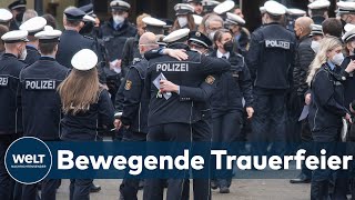 TRAUER NACH DOPPELMORD Polizisten in Deutschland gedenkt mit Schweigeminute ermordeten Kollegen [upl. by Edgardo]