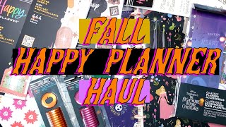 Fall Happy Planner Haul 🎃💀✨📚 happyplanner [upl. by Ahsiel]