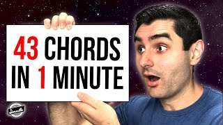 Every Jazz Guitar Chord You Need In 1 MINUTE shorts [upl. by Zwick]