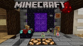 Maison high tech  Portail  Potion et enchantement rapide ➜ Minecraft tutoriel 15 [upl. by Nivrehs656]