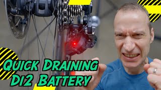 Troubleshooting Quick Draining Shimano Di2 Battery Mystery Solved [upl. by Lira]