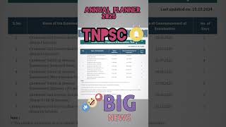 Annoucement tnpsc exam date 2025tnpsc annual planner 2025 [upl. by Gine445]