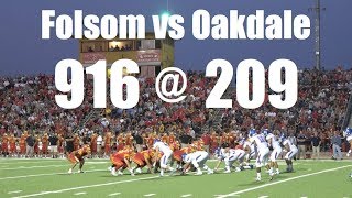 Folsom Bulldogs vs Oakdale Mustangs V Football 2017 [upl. by Sasnett]