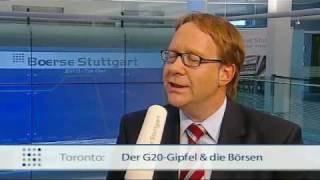 Toronto Der G20Gipfel amp die Börsen [upl. by Araed]