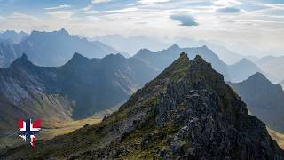 Solo hiking ÅvasstindenA Stunning peak in one of Norway most beautiful places hiking norway [upl. by Jumbala]